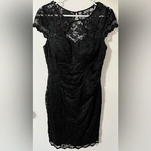 Eliza J Black Lace Dress